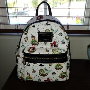 Peter Pan Tattoo Loungefly Mini Backpack